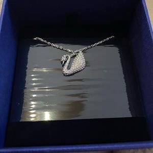 Swarovski crystal swan